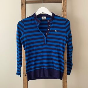 Vintage Lacoste Rugby Shirt Long Sleeve